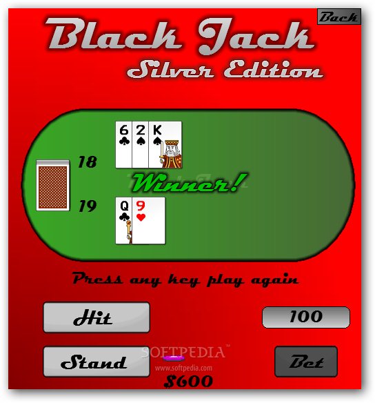 Free blackjack games download freeware software